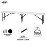 EPRO Garden sklopiva baštenska klupa 183x43x28xcm, metal-plastika - slika 1
