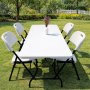 EPRO Garden sklopivi baštenski sto 152x74x70cm, metal-plastika - slika 5