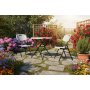 EPRO Garden sklopivi baštenski sto Ø80 74cm, metal-plastika - slika 4