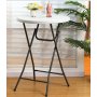 EPRO Garden sklopivi baštenski barski sto Ø80 110cm, metal-plastika - slika 5