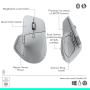 LOGITECH Miš Wireless MX Master 4 Pale Gray 910-007563 - slika 3