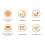 HALEY HY2509 Digitalni Air Fryer 8l 2000W - slika 3