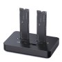 GEMBIRD DD2-U3M2 Gembird Desktop doking stanica sa dva USB Type-C M.2 NVME (i SATA) SSD ureðaja, crna - slika 1