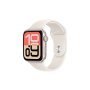 APPLE Watch SE 3 Cellular 40mm Starlight Aluminium Case with Starlight Sport Band - M/L (mep74rk/a) - slika 1