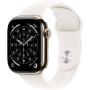 APPLE Watch S11 Cellular 42mm Gold Titanium Case with Light Blush Sport Band - S/M (mf8w4rk/a) - slika 1