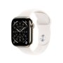 APPLE Watch S11 Cellular 42mm Gold Titanium Case with Light Blush Sport Band - M/L (mf8x4rk/a) - slika 1