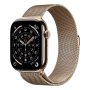 APPLE Watch S11 Cellular 46mm Gold Titanium Case with Gold Milanese Loop - S/M (mfd74rk/a) - slika 1