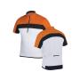 CAPRIOLO BICIKLISTIČKA MAJICA WHITE/ORANGE vel L 282810-WL - slika 1