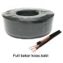 GEMBIRD KABL-COAX-RG59+2x0.75 BC/PVC/100M CCTV Bakarni Koaksialni kabl sa napojnim kablom2x0,75mm black 100m - slika 2