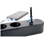 GEMBIRD TSL-PS-S4U-01 Gembird pametni produzni kabl sa USB punjenjem, 4 uticnice, 1,5m crni - slika 2