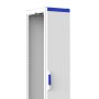 SCHRACK Samostojeći orman, 1-vrata, 2000x800x400mm, RAL 7035 - slika 3