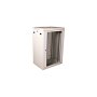 SCHRACK 19'' Nazidni orman 18HU, 600x450 (VxŠxD), DTWG, 100kg, sivi - slika 1
