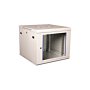 SCHRACK 19'' Nazidni orman 9HU, 600x600 (VxŠxD), DTWG, 100kg, sivi - slika 1