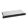 SCHRACK FO Panel 19'',za 24xSCdx adaptera,prazan,1HU,crni,PREMIUM - slika 1