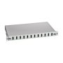 SCHRACK FO Panel 19'',za 12xSCdx adaptera,prazan,1HU,sivi,CLASSIC - slika 1