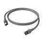 SCHRACK Patch kabl RJ45,Cat.6a STP 10Gb,LS0H,20m,sivi,PREMIUM - slika 1