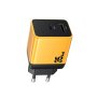 WEKOME WP-U36 Superbrzi Strujni GaN punjač, 2-porta USB (3.0 i 3.1 tip C) 35W, žuti - slika 2