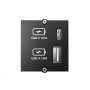 BACHMANN USB ugradni modul USB A 18W /USB C 22W ,kabl GST18 0,2m - slika 4