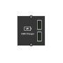 BACHMANN USB ugradni modul A/A 15W Double charger, 5V/2,4A - slika 1