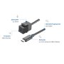 BACHMANN USB Modu Keystone 3.1, tip C crni za adapt. 917.00 i 917.001 - slika 3