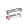 BACHMANN POWER FRAME napojni modul 2x šuko +1x prazno mesto PVC - slika 5