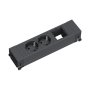BACHMANN POWER FRAME napojni modul 2x šuko +1x prazno mesto PVC - slika 1
