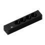 BACHMANN CONNECT LINE produžni kabl 4xšuko, crni, kabl 2m + profili - slika 4