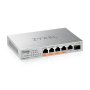 Zyxel XMG-105 5 Port 2,5G 1SFP4 ports 70W total PoE++ Switch - slika 1