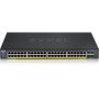 Zyxel XGS1935-52HP, 52 Port L3Smart PoE Sw 4x10G SFP+ 375W - slika 2