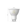 PHILIPS HUE LED SIJALICA WA 4.2W GU10 3/1, 929003666703 - slika 2