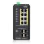 Zyxel Industrijski svič 8x1G, 4xSFPPoE 240W,DINRail,IP30,12-58VDC RGS200-12P-ZZ0101F - slika 2
