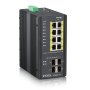 Zyxel Industrijski svič 8x1G, 4xSFPPoE 240W,DINRail,IP30,12-58VDC RGS200-12P-ZZ0101F - slika 4