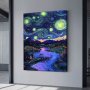 WALLXPERT Dekorativna slika Canvasneon2 45 x 70 - slika 1