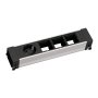 BACHMANN CONFEREN/TOP FRAME napojni modul 1x šuko+3x prazno mesto - slika 1