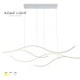 HOME LIGHT Solea 141 LED luster beli - slika 1