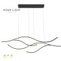 HOME LIGHT Solea 141 LED luster crni - slika 1