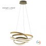 HOME LIGHT Solea 135 LED luster Cappuccino - slika 1