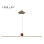 HOME LIGHT Solea 166 LED luster Cappuccino - slika 1