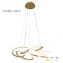 HOME LIGHT Solea 165 LED luster zlatni - slika 1