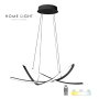 HOME LIGHT Solea 90 LED luster crni - slika 1