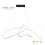 HOME LIGHT Solea 147 LED luster crni - slika 1