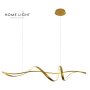 HOME LIGHT Solea 145 LED luster zlatni - slika 1