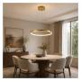 HOME LIGHT Solea 158 LED luster zlatni - slika 2