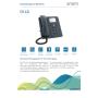 Snom D140 Stoni kancelarijski tel.ekran2,8'' TFT LCD,PoE Giga swit - slika 4