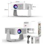 ZEUS Projektor N8 HD 1280X720/LED LCD/4700 LUM(170 ANSI)/WiFi/mirac/HDMI/USB/zvuč/Andr 11 - slika 1