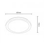 HOME LIGHT Solea 123 CCT LED plafonjera - slika 3