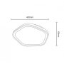 HOME LIGHT Solea 128 CCT LED plafonjera - slika 3