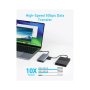 ANKER USB-C Data Hub, 8u1, Triple Display, PD 85W doking stanica siva - slika 4