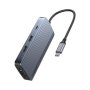 ANKER USB-C Data Hub, 8u1, Triple Display, PD 85W doking stanica siva - slika 1