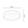 HOME LIGHT Solea 103 CCT LED plafonjera - slika 2